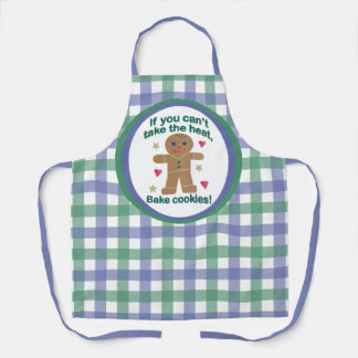 Fun "If You Can't Take the Heat" Gingerbread Man Apron