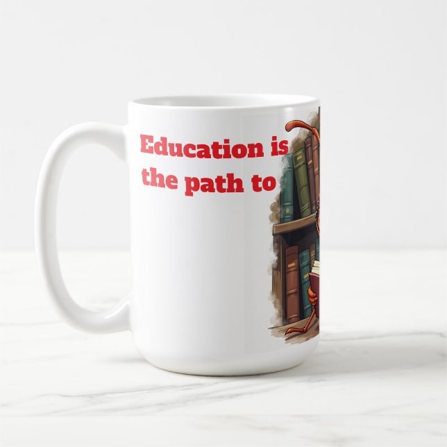 Fun Illustration Coffee Mug (Left)