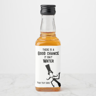 Fun Illustration Quote - Liquor Label Set