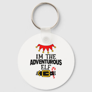 Fun Im The Adventurous Elf Costumes Christmas Fami Key Ring