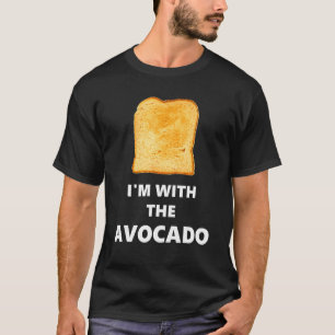 Fun I'm With The Avocado Toast Halloween Costume T-Shirt
