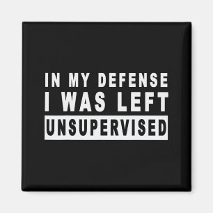 Fun In My Defence I Was Left Unsupervised  Magnet