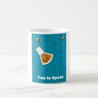 Fun in Space Vintage space poster Coffee Mug