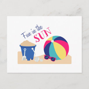 Fun In Sun Postcard