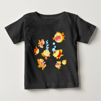 Fun in The Fish Tank cartoon Baby T-Shirt