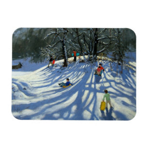 Fun in the snow Morzine France Magnet