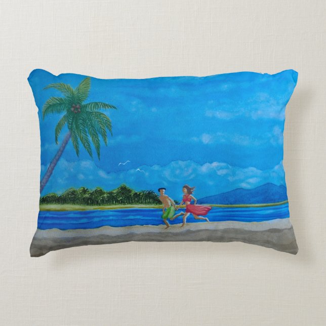 Fun in the Sun Run Decorative Cushion (Front)