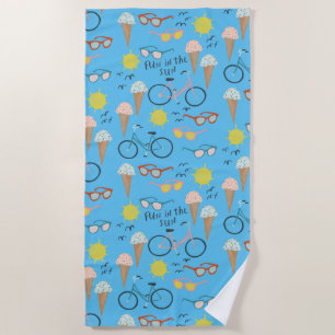 FUN IN THE SUN Summertime Holiday Beach Towel