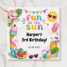 Fun in the Sun Tropical Summer Birthday