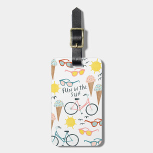 Fun in the Sun Vacation Luggage Luggage Tag