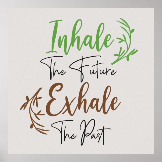 fun inspirational word art poster (Front)