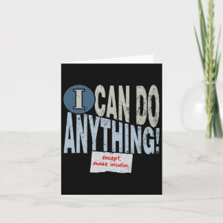Fun Insulin T1d Diabetes 1  Card