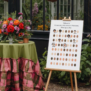 Fun Interactive Wedding Doodle Guestbook Sign