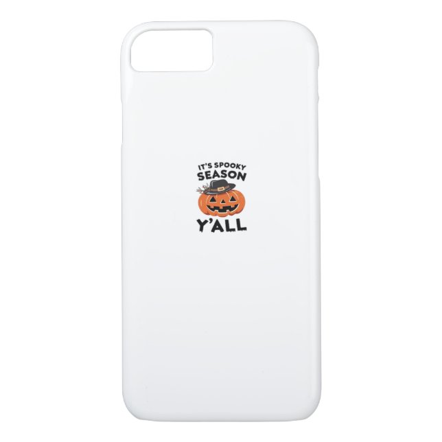 Fun It’s Spooky Season Y’all Pumpkin Design Case-Mate iPhone Case (Back)