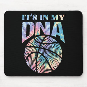 Fun It's In My Dna Girls Bysketbyll Lover Bysketby Mouse Mat