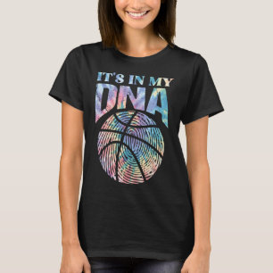 Fun It's In My Dna Girls Bysketbyll Lover Bysketby T-Shirt
