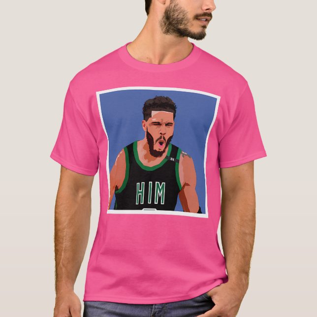 Fun Jayson Tatum Him Portrait T-Shirt (Front)
