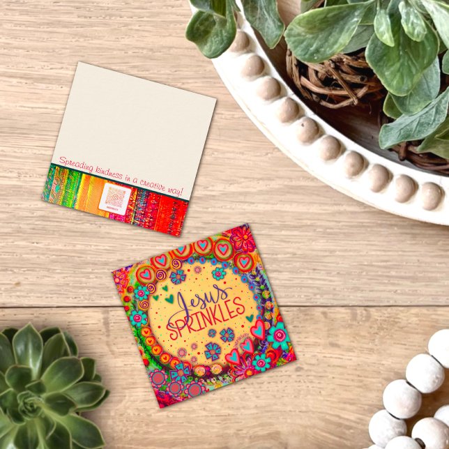 Fun Jesus Sprinkles Inspirivity kindness cards (Creator Uploaded)
