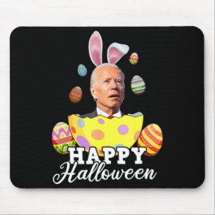 Fun Joe Biden Happy Halloween Confused Easter Bide Mouse Mat