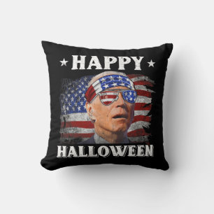 Fun Joe Biden Happy Halloween Confused th of July Cushion