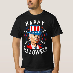 Fun Joe Biden Happy Halloween For Fourth Of July F T-Shirt