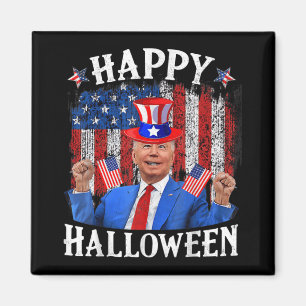 Fun Joe Biden Happy Halloween For Fourth Of July M Magnet