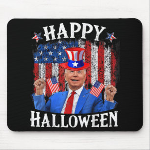 Fun Joe Biden Happy Halloween For Fourth Of July M Mouse Mat