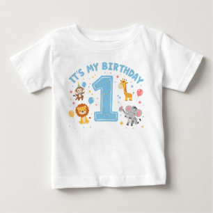 Fun Jungle Animals “It’s My Birthday” Tee