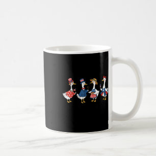 Fun Just A Silly Goose 4th Of July Silly Goose Pat Coffee Mug