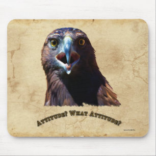 Fun Juvenile Bald Eagle Bad Attitude Wildlife Mouse Mat