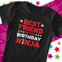 Fun Karate Party Best Friend of the Birthday Ninja