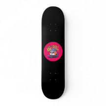 Fun Kawaii Sushi on skateboard