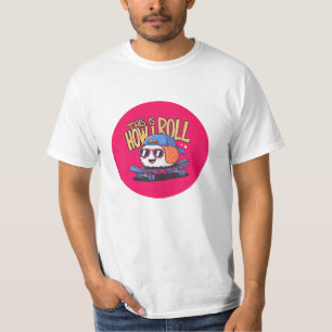 Fun Kawaii Sushi on skateboard T-Shirt