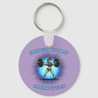 fun keychain for strong people fighting LUPUS