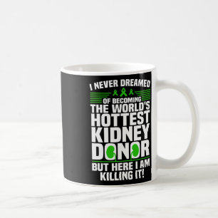 Fun Kidney Donor Art Men Women Kidney Disease Awar Coffee Mug
