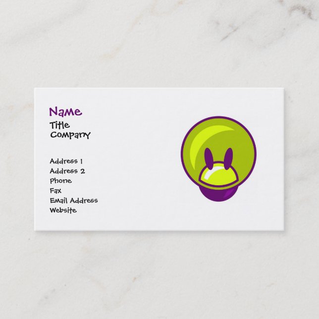 Fun/Kids Business Card (Front)