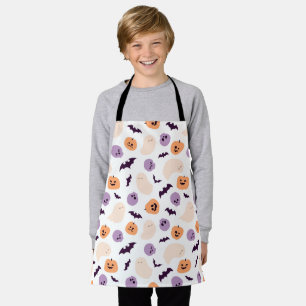Fun Kids Halloween Pattern Apron