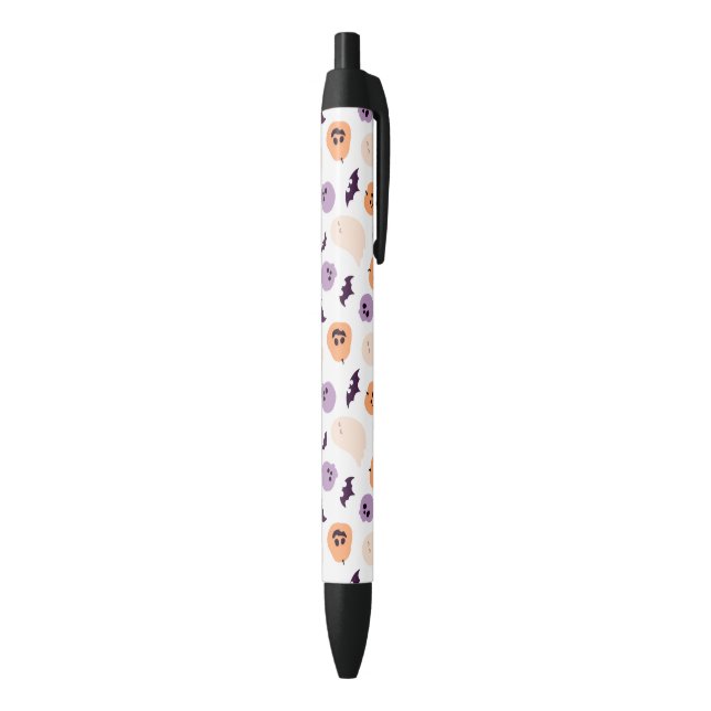 Fun Kids Halloween Pattern Black Ink Pen (Bottom (Vertical))