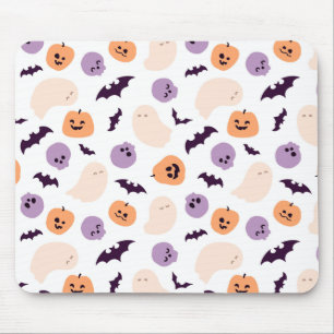 Fun Kids Halloween Pattern Mouse Mat