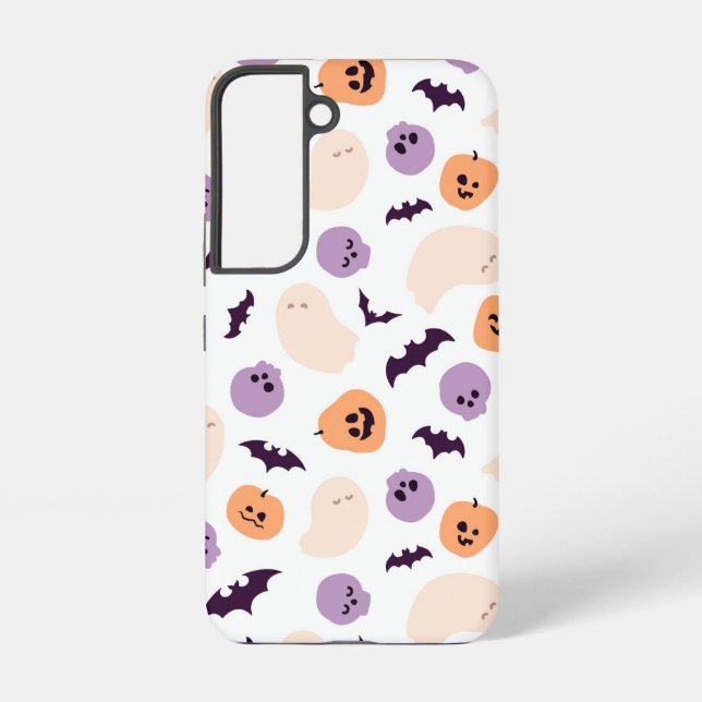 Fun Kids Halloween Pattern Samsung Galaxy S22 Case (Back)