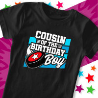 Fun Kids Hockey Party Cousin of the Birthday Boy