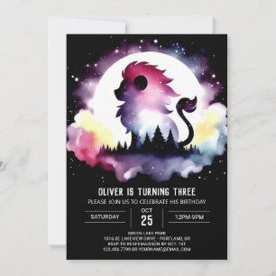 Fun Kids Lion Birthday Invitation