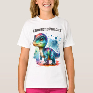 Fun Kids' T-Shirt with Colourful Dinosaur Design