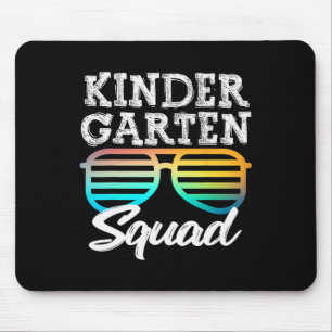 Fun Kindergarten Squad Sunglasses Fun Kids Back To Mouse Mat