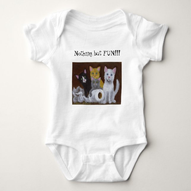 Fun Kittens Baby Bodysuit (Front)