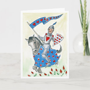 Fun "Knight in Shining Armour" Valentine's Card