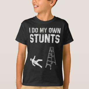 Fun Ladder Fall Gift Broken Bone Hand Get Well Soo T-Shirt