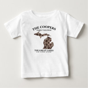 Fun Lake Michigan Great State State petoskey rocks Baby T-Shirt