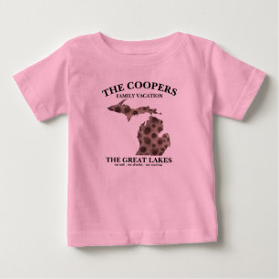Fun Lake Michigan Great State State petoskey rocks Baby T-Shirt