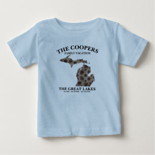 Fun Lake Michigan Great State State petoskey rocks Baby T-Shirt